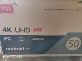 4k smart tv 50" TCL box