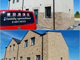 Fasadų šiltinimas, dekoras ,klinkeris. 060394321 - 8