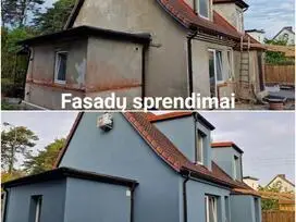 Fasadų šiltinimas, dekoras ,klinkeris. 060394321 - 9