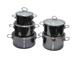 Emaliuotų puodų rinkiniai - 8