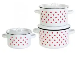 Emaliuotų puodų rinkiniai - 9