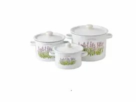 Emaliuotų puodų rinkiniai - 10