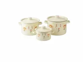 Emaliuotų puodų rinkiniai - 12