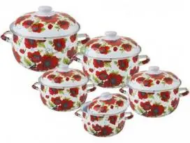 Emaliuotų puodų rinkiniai - 13