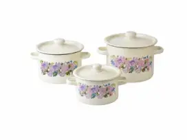 Emaliuotų puodų rinkiniai - 15