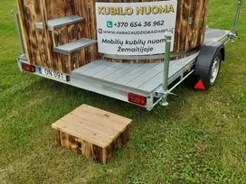 Mobilių kubilų, baidarių nuoma.