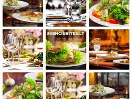 Banketai furšetai vestuvės. maistas šventei