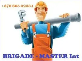 Vandentiekis, nuotekos, drenažas IKI RAKTO! (Brigade-Master INT)