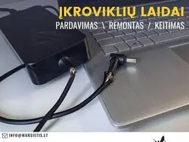 Įkroviklių (pakrovėjų) taisymas – keitimas naujais