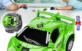 Laikrodis su įmontuotu nuimamu mini RC automobiliu - 8