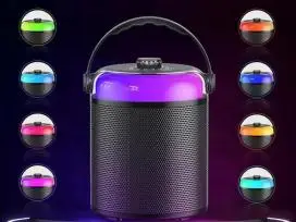 KITE Bevielė bluetooth nešiojama dviejų mikrofonų karaokė su garsiakalbiu (juoda) - 13