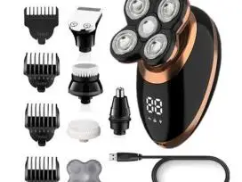 VGR 5IN1 Elektrinis skustuvas, atsparus vandeniui su 5 skirtingomis galvutėmis - 10