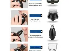 VGR 5IN1 Elektrinis skustuvas, atsparus vandeniui su 5 skirtingomis galvutėmis - 17