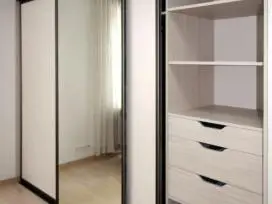 Stumdomų durų gamyba, spintos slankiojančiomis durimis, pertvaros, drabužinės, baldų gamyba - 17