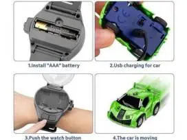 Laikrodžiu valdomas RC automobilis (Mėlynas) - 7