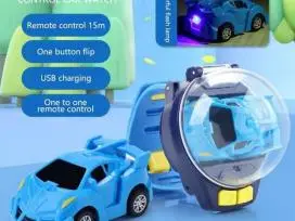 Laikrodžiu valdomas RC automobilis (Mėlynas) - 9