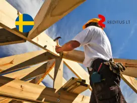 Plataus profilio statybininkas – darbas Švedijoje (1932)