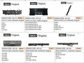 ASUS nešiojamų kompiuterių  baterijos GERIAUSIA KAINA, remontas