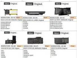 ASUS nešiojamų kompiuterių  baterijos GERIAUSIA KAINA, remontas - 7