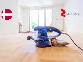 Medinių grindų šlifuotojas-lakuotojas – darbas Danijoje (2020)