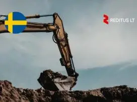 Ekskavatoriaus operatorius – darbas Švedijoje (2029)